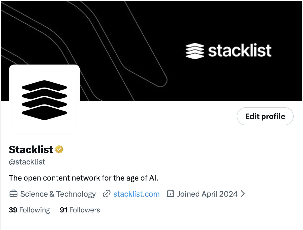 Stacklist | X
