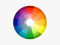 a colour wheel,  to help you choose colours for your art prints.