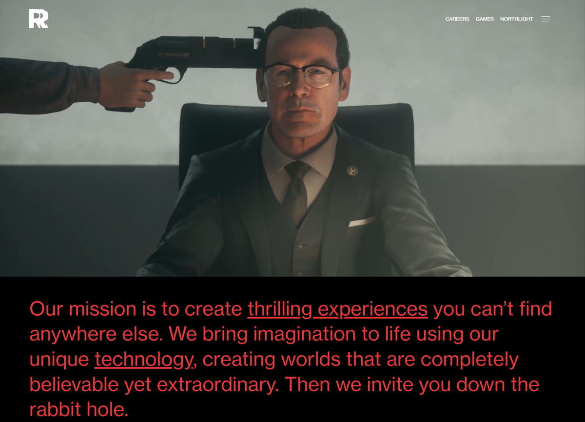 Screenshot of Remedy Entertainment, from the game developer portfolios collection.