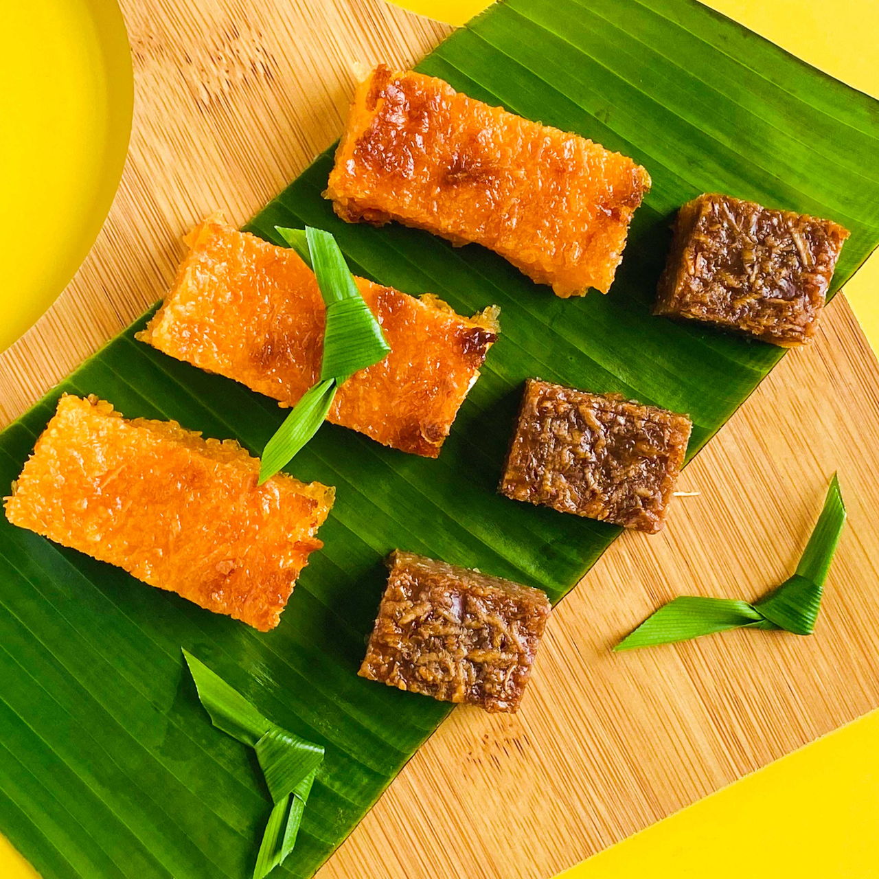 Kuih Bingka (Baked Tapioca Cake/ Cassava)