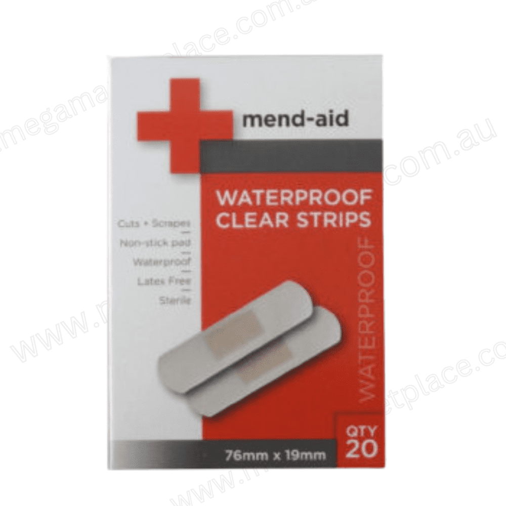 WATERPROOF CLEAR STRIPS X20