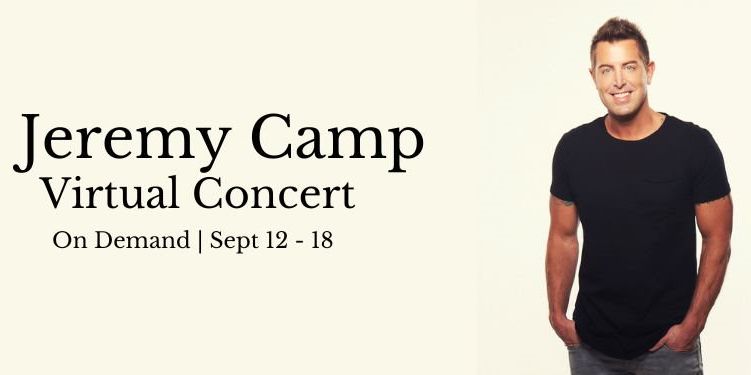 Jeremy Camp Virtual Concert & Interview in honor of Life Insurance Awareness Month promotional image