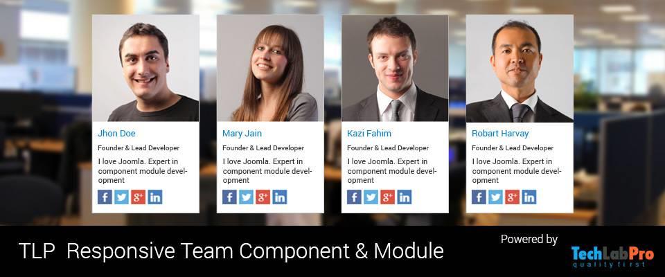 TLP Team Component  - ваша команда и ее контактные данные