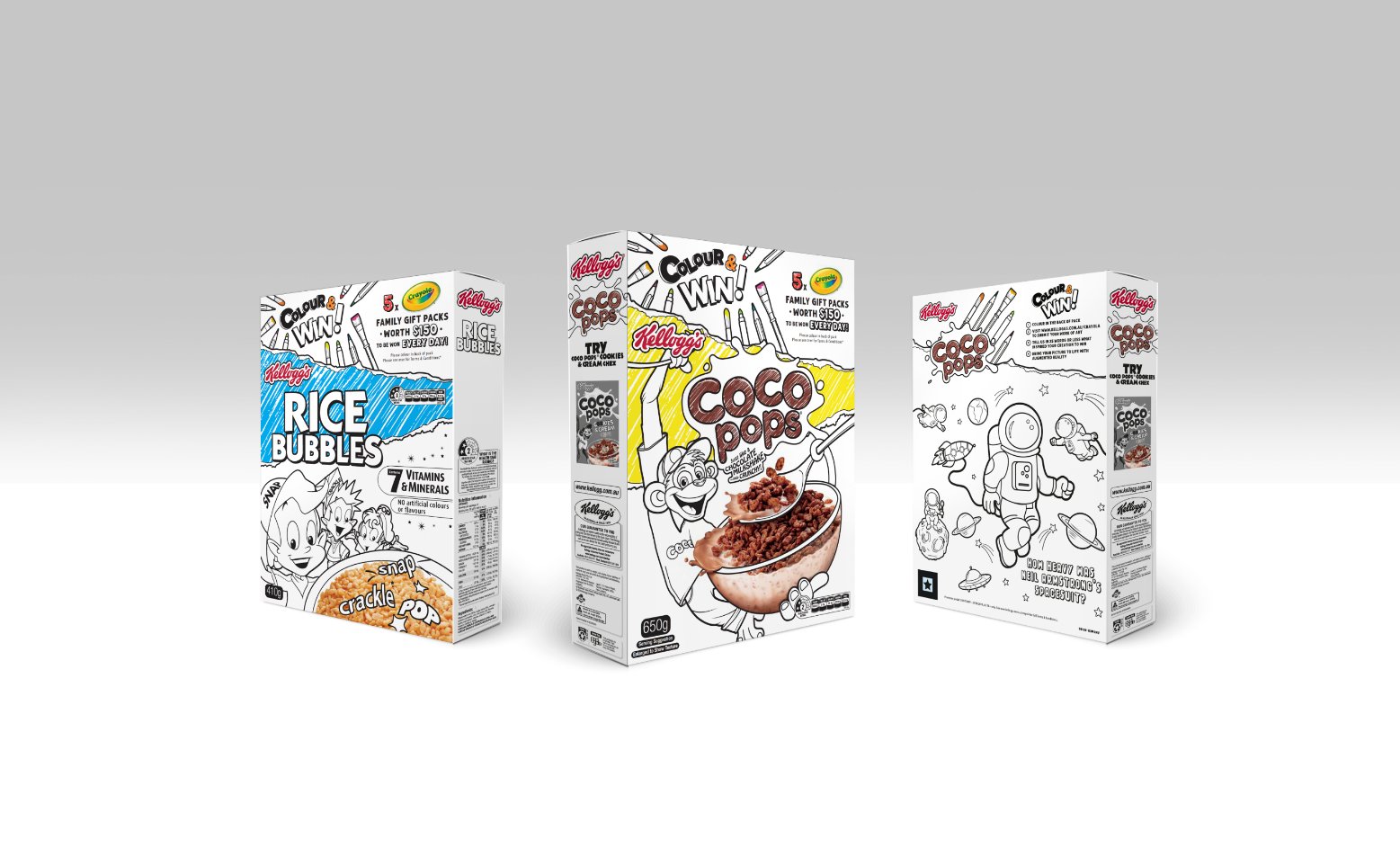 Kellogg’s New Boxes Combines Cereal, Coloring and AR