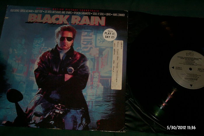 Soundtrack - Black Rain Michael Douglas Film Vinyl LP NM