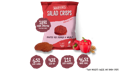 Red Pepper Salad Crisps with fresh ingredients