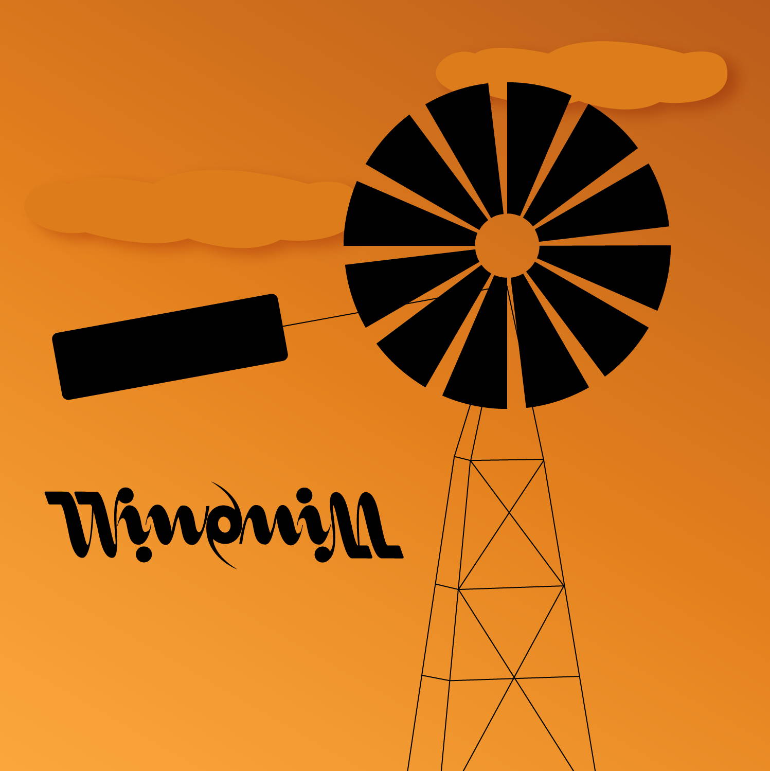 Tania Hearn graphic design ambigram Windmill