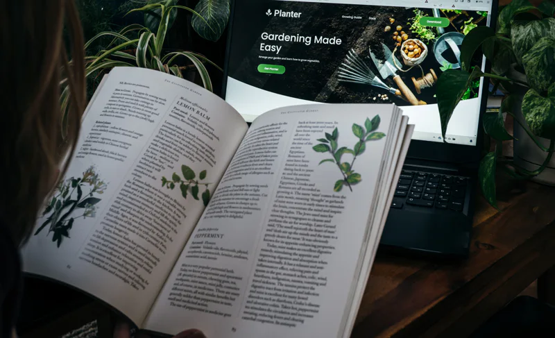 Learning botanical names from an herbal book