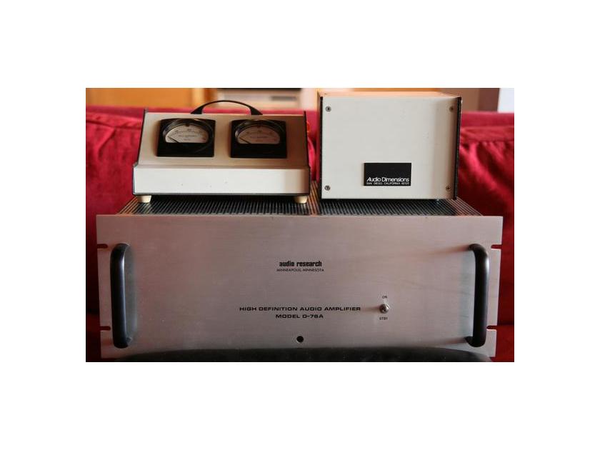 Audio Research D-76A Tube Stereo 75 watt Audio Amp !
