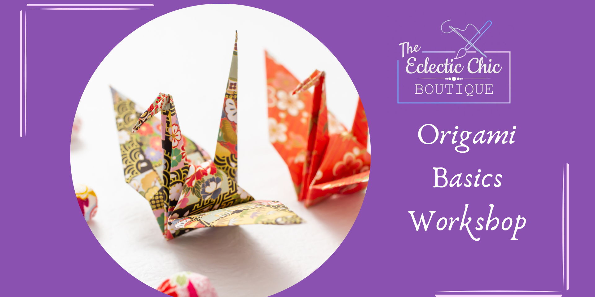 Origami Basics Workshop promotional image
