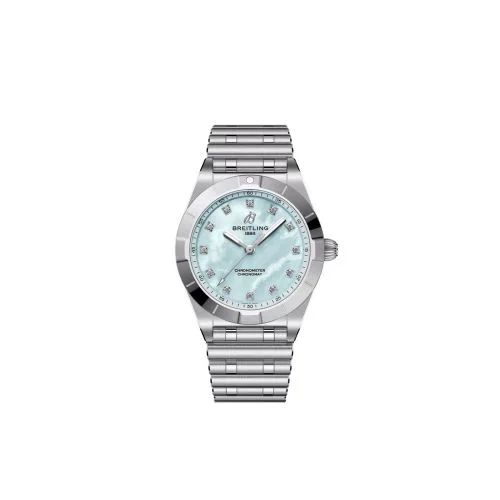 Chronomat 28 Stainless Steel / Blue MOP