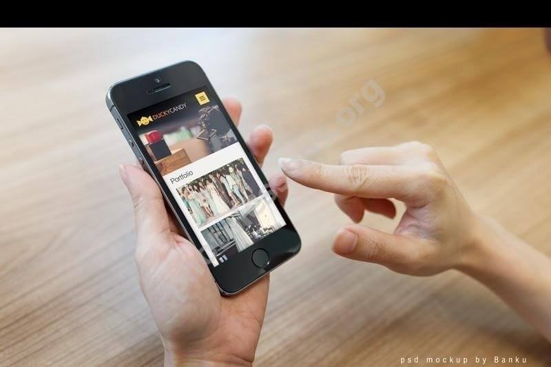 Скачать исходник в .PSD - iPhone 5s