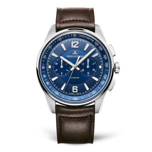 Polaris Chronograph Stainless Steel / Blue / Calf