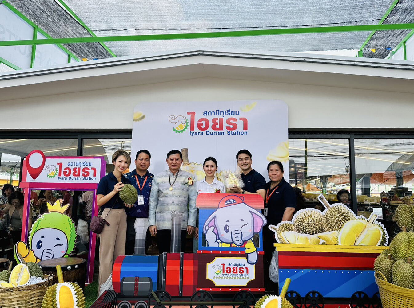 ขอแสดงความยินดีกับตลาดไอยรา จังหวัดปทุมธานี ในโอกาสเปิดสถานีทุเรียนอย่างเป็นทางการ!