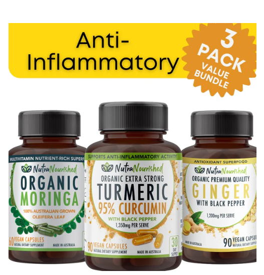 VALUE BUNDLE: Curcumin, Moringa and Ginger Bundle