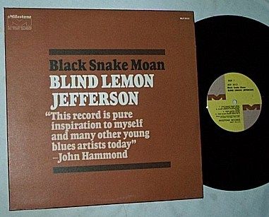 Blind Lemon - Jefferson LP-Black snake moan-orig 1970 a...