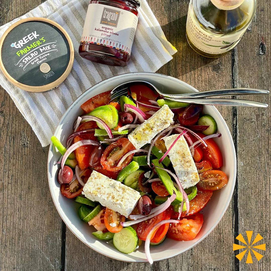 Greek Salad with ingredients from zelos