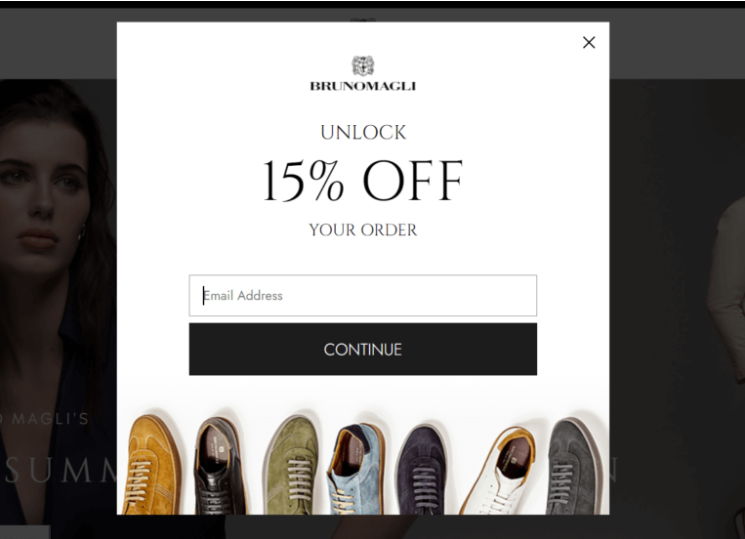 Shopify pop up newsletter sign up