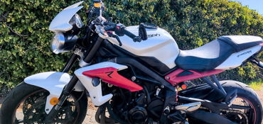2014 TRIUMPH STREET TRIPLE R ABS motorcycle for rent near Cupertino, CA