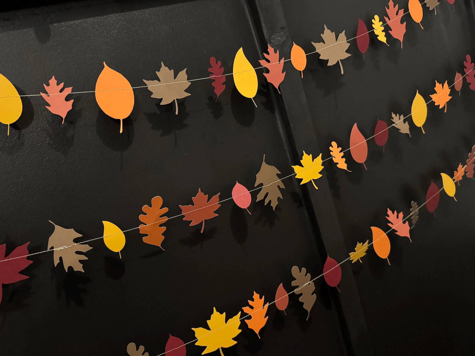 Guirnaldas de calabazas y hojas 005