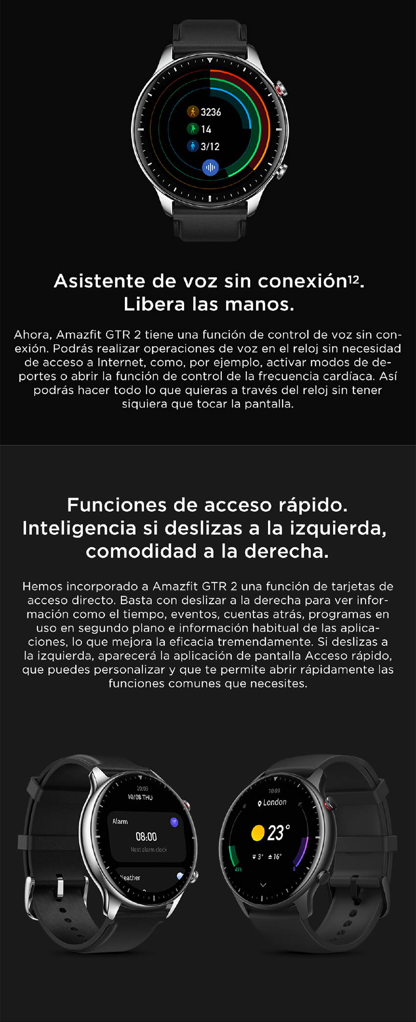 Funciones del best sale reloj amazfit