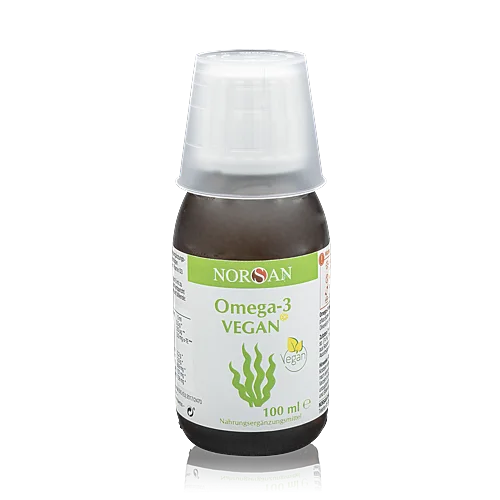 Omega-3 VEGAN mit pflanzlichem Algenöl und Olivenöl