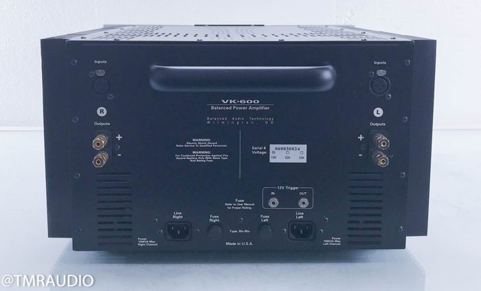 BAT VK-600SE Stereo Power Amplifier; VK600 SE DNRL