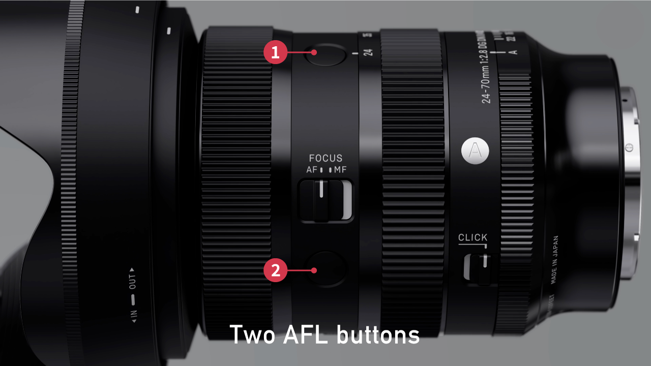 AFLボタンを2カ所に搭載
