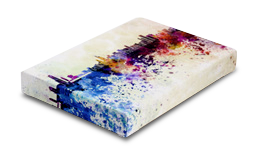 One and a half inch canvas wrap