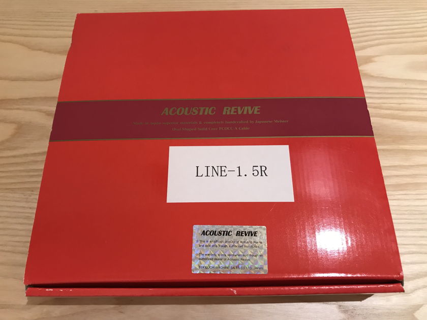 Acoustic Revive LINE 1.5m RCA interconnect