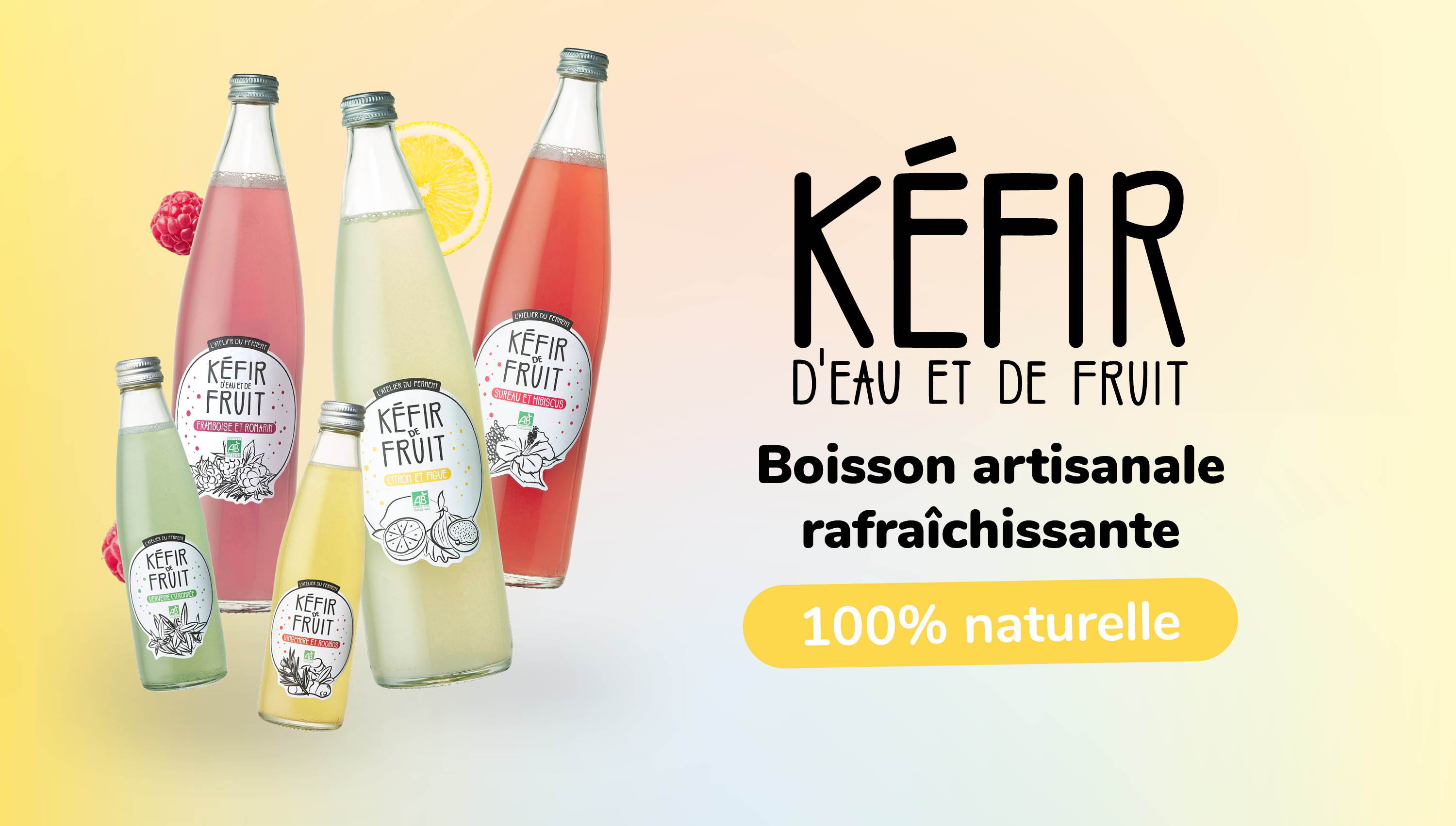 Kéfir de fruits frais de L'Atelier du Ferment