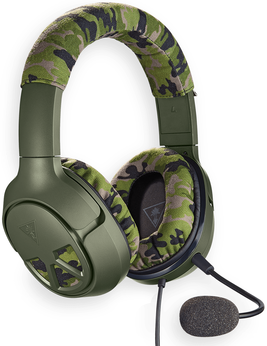 Casque de jeu camouflage pour Nintendo Switch PS4 Xbox One avec microphone  (vert)