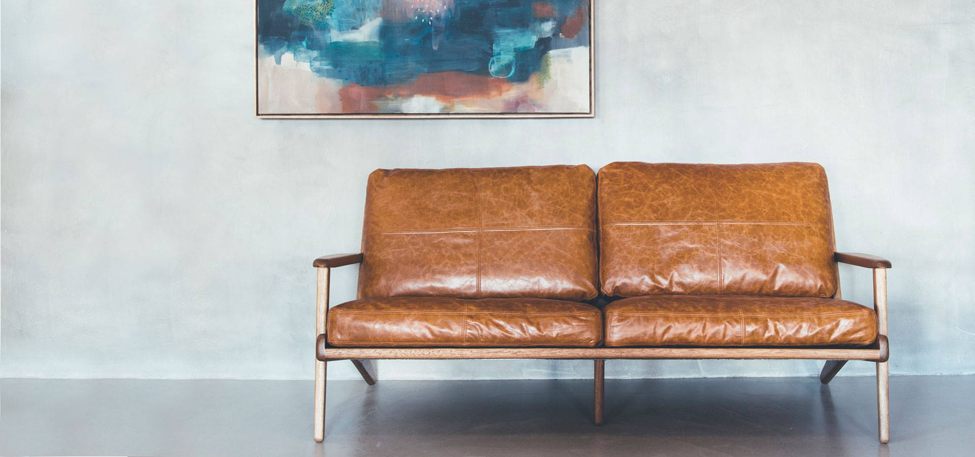 The Modern Furniture, Cigar Leather Sofa Australia