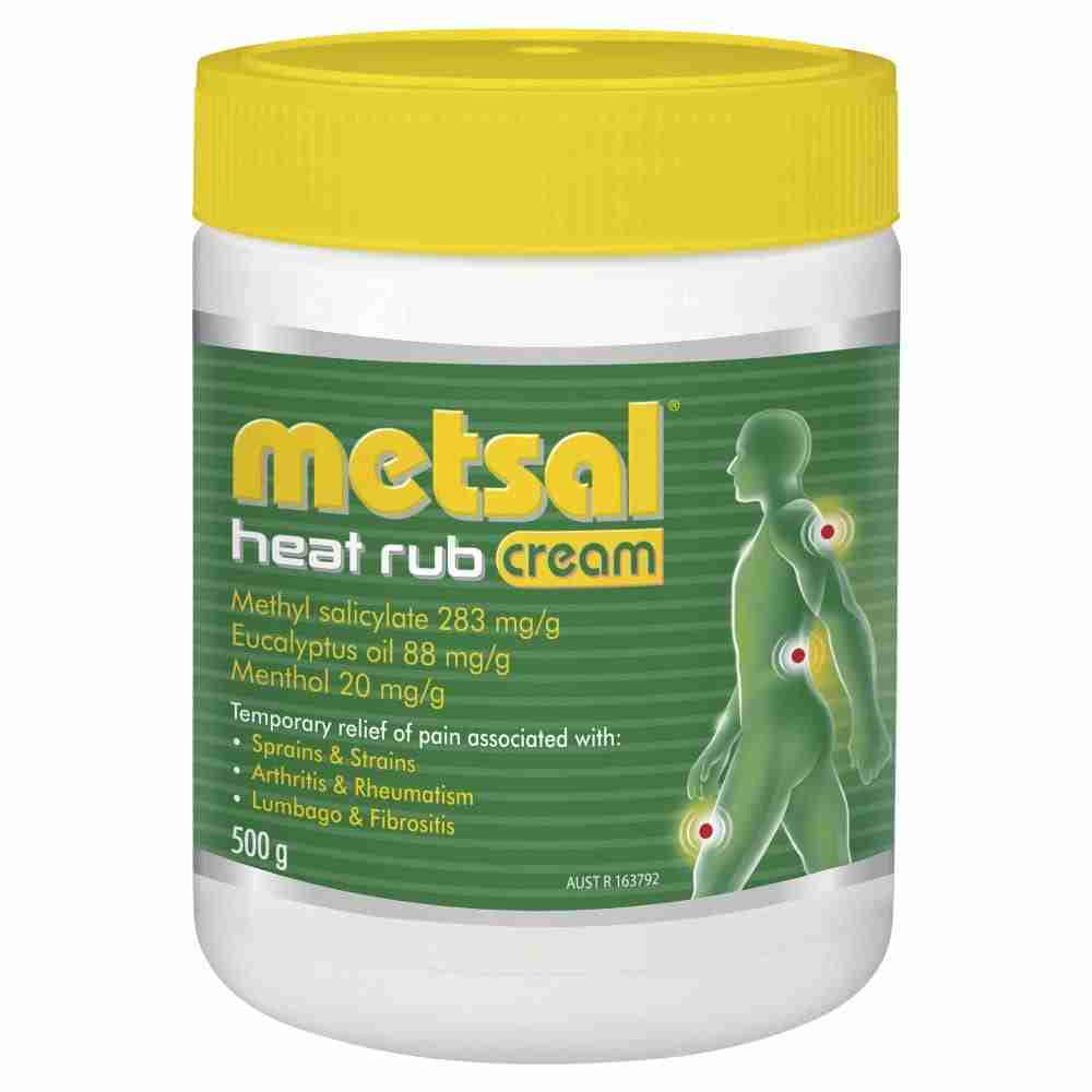 Metsal Heat Rub Cream 500G - Image 2