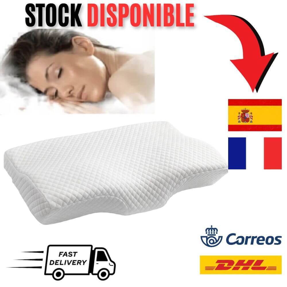 Oreiller Orthopédique Ergonomique, Coussin Memoire de Forme, Oreiller Cervical