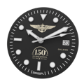 US Naval Institute 150th Anniversary black dial with Pilot Wings Of Gold