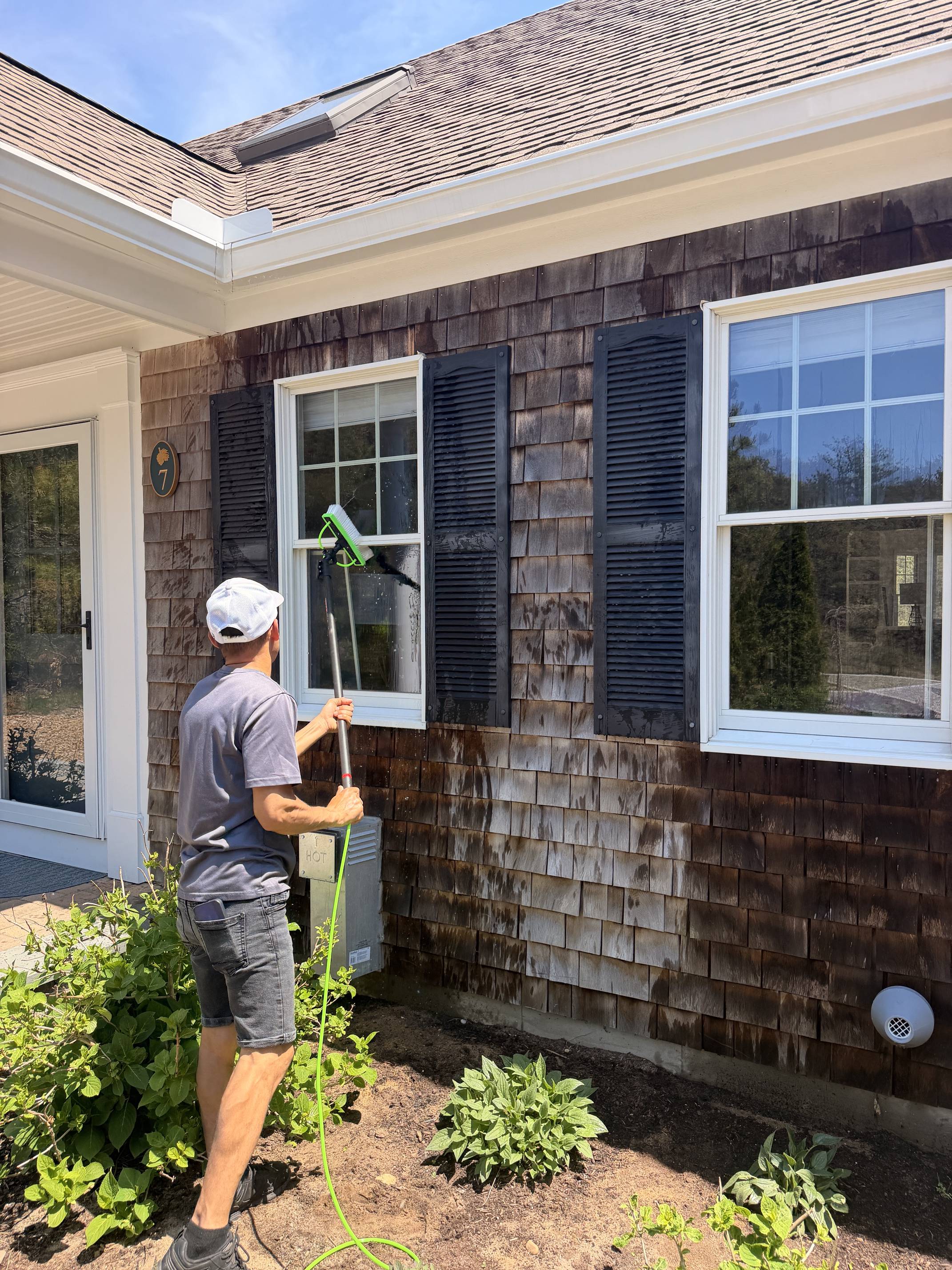 Professional window washing service in Truro, Provincetown, and Wellfleet, MA, delivering crystal-clear windows for Cape Cod homes, vacation rentals, and businesses.