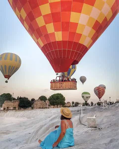 Pamukkale at Sunrise + Hot Air Balloons from Kemer - photo 1