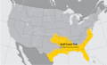 gulf coast tick map of the states