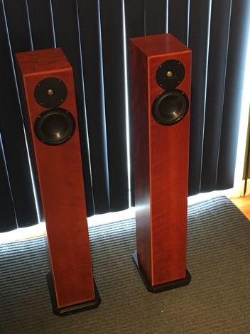 Totem  Arro cherry loudspeakers matched pair