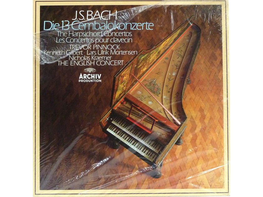 BACH: Harpsichord Concertos - Trevor Pinnock, English Concert Archiv Produktion, Still Sealed