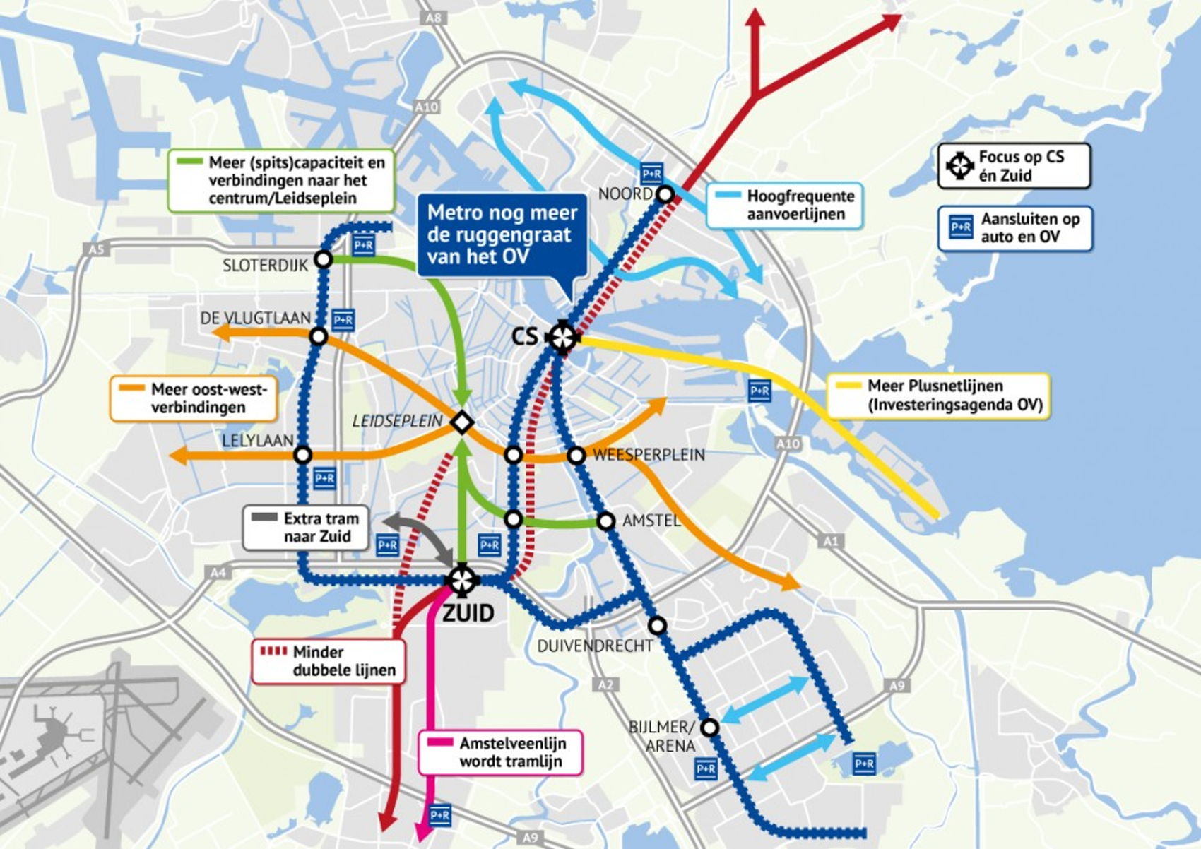 Amstelveenlijn Vervoerplan Noord/Zuidlijn wat dit voor u kan betekenen