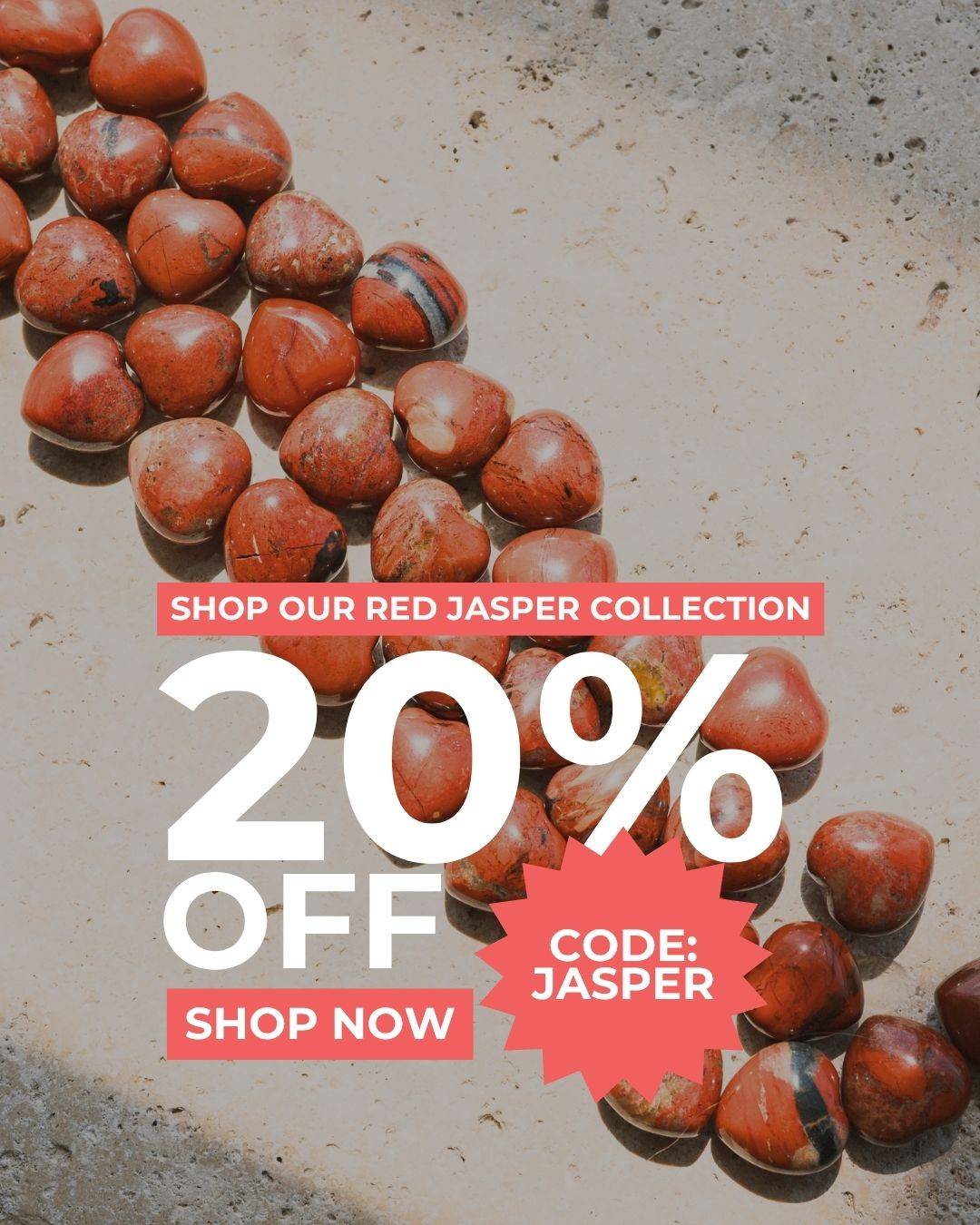 Red Jasper 20% off