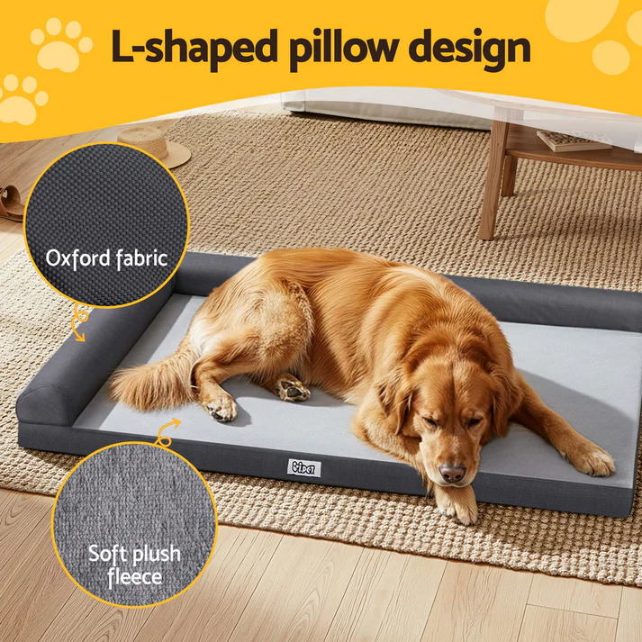 i.Pet Pet Bed Plush Soft Cushion Egg Crate Large Sofa Platform Removable Washable - Image 4