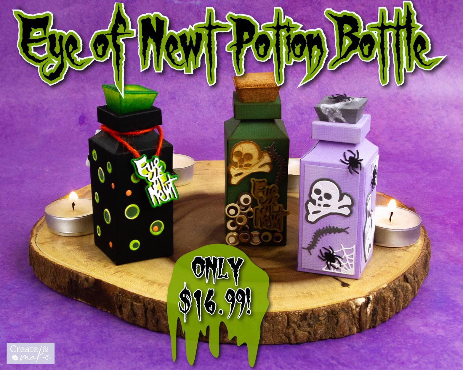 Eye of Newt Potion Bottle Create Make Tonic Studios USA