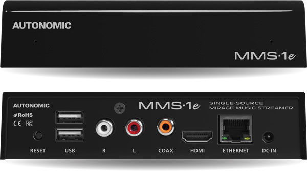 Autonomic MMS-1E Hi Res music server