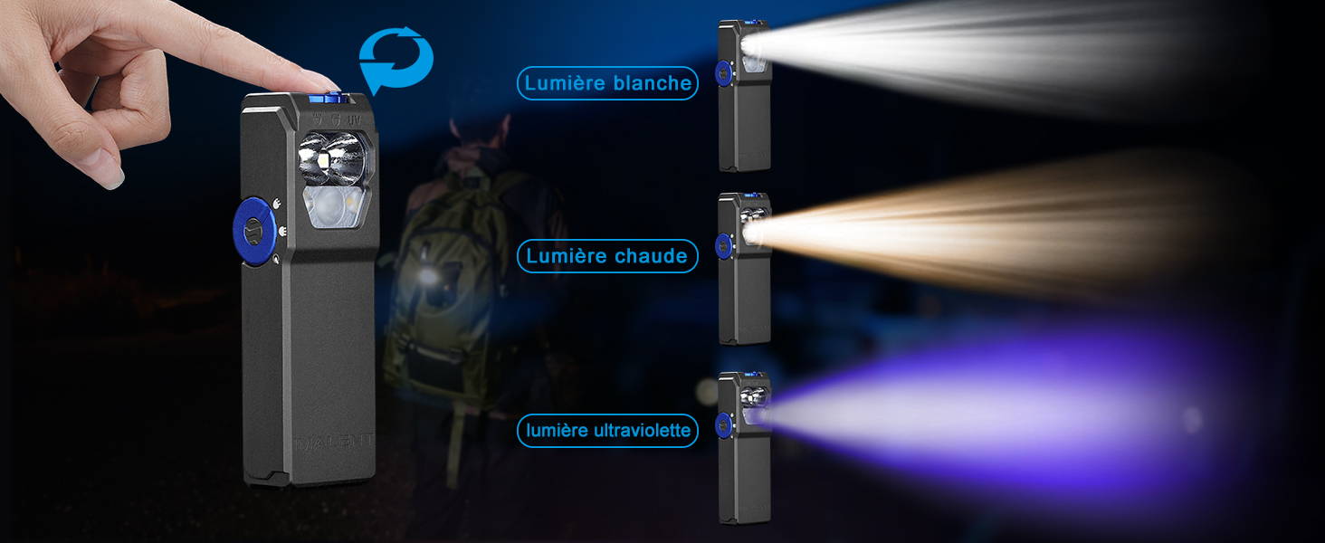 IMALENT LD35 Lampe de poche rechargeable EDC
