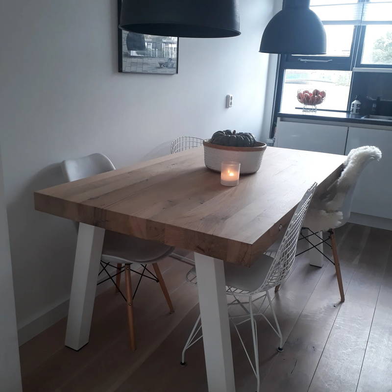 Tafels op maat, klantproject Houtenmeubelshop