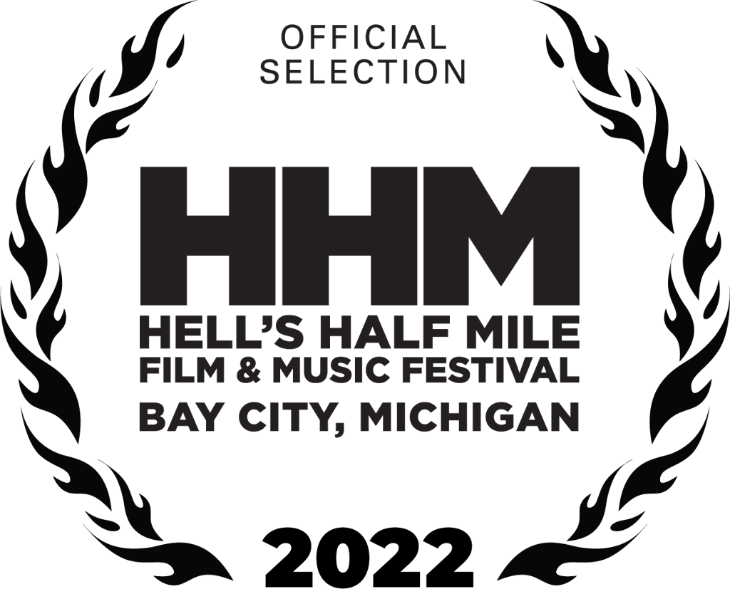 Laurels logo for official Selection Hell's Half Mile Film & Music Festival Bay City, MI 2022