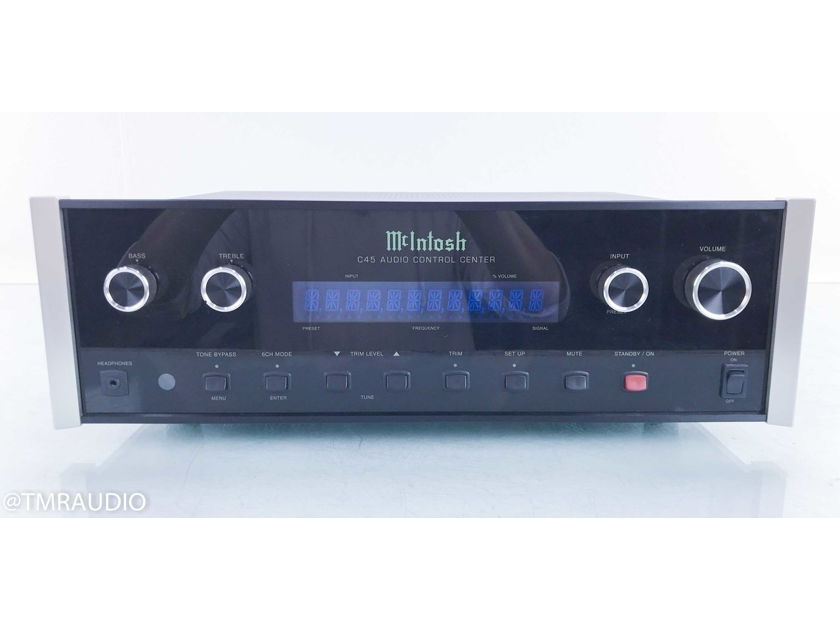 McIntosh C45 5.1 Channel Preamplifier C-45; MM Phono; Remote (15842)